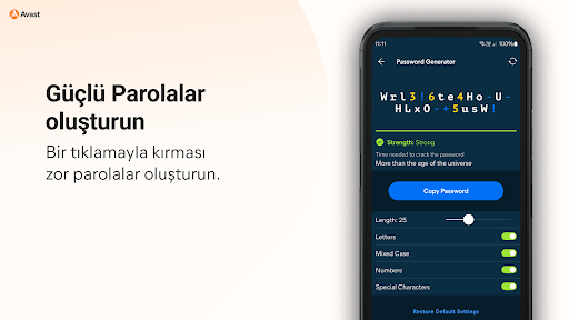 Avast Password Manager ekran görüntüsü