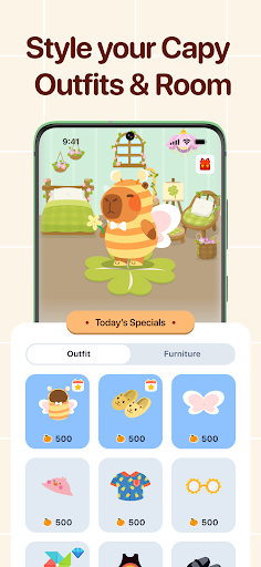 Capy: Self-Care Pet & Planner ekran görüntüsü