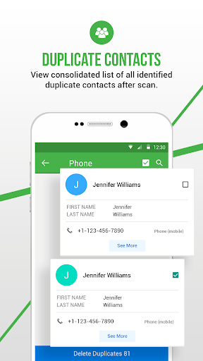 Duplicate Contacts Fixer ekran görüntüsü