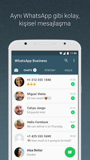 WhatsApp Business ekran görüntüsü