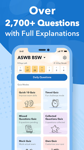 ASWB Social Work Test Prep ekran görüntüsü
