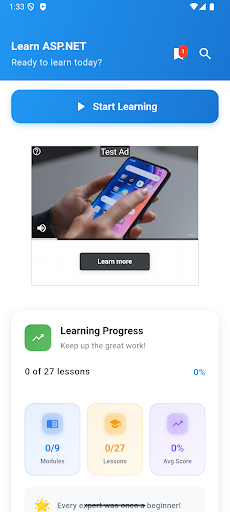 Learn ASP.NET ekran görüntüsü
