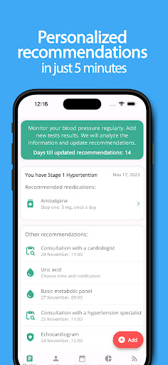 MyBP - Blood Pressure App ekran görüntüsü