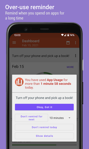 App Usage Pro ekran görüntüsü
