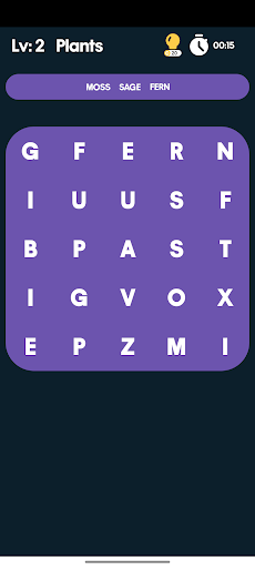 Word Search Puzzle ekran görüntüsü