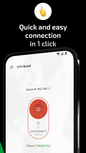 VPN Brazil - get Brazilian IP ekran görüntüsü