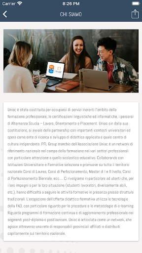UNIAC FORMAZIONE ekran görüntüsü