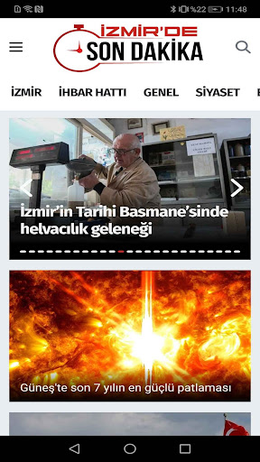 İzmir'de Son Dakika ekran görüntüsü