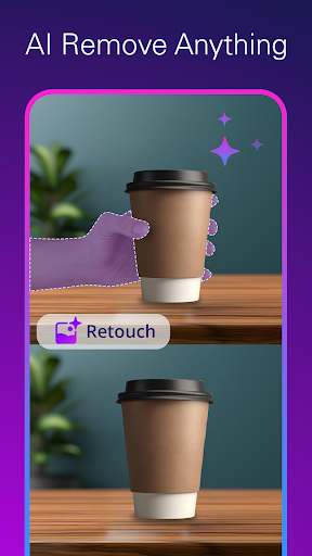 Product photo editor AI mockup ekran görüntüsü