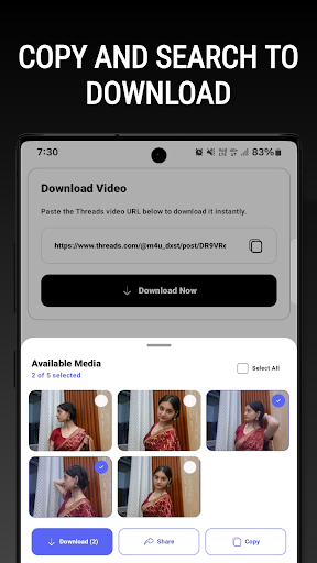 Threads Video Downloader ekran görüntüsü