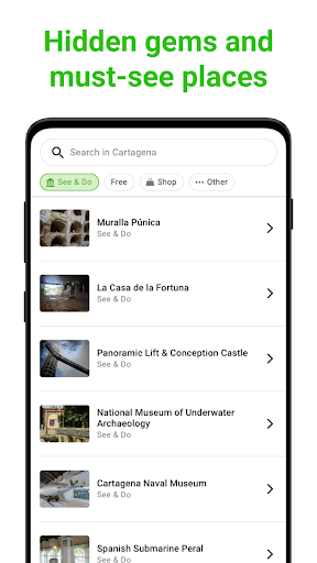 Cartagena SmartGuide ekran görüntüsü