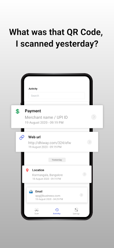 Dhiway SEQR Scanner ekran görüntüsü