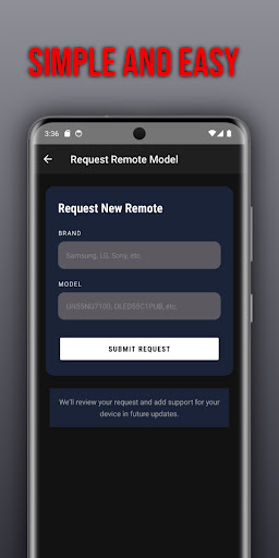 Remote for Teksonic tv ekran görüntüsü