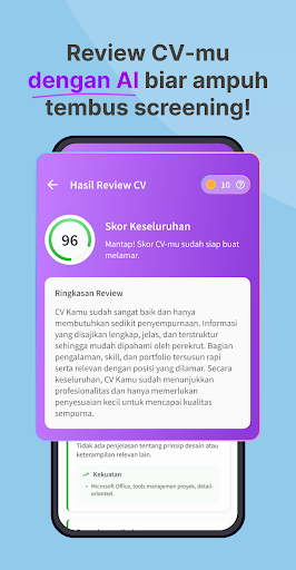 KitaLulus: Loker & CV Maker ekran görüntüsü
