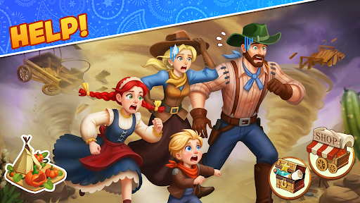 Westward Farm: Family Escape ekran görüntüsü