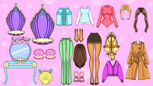 Paper Dolls DIY Dress Up Games ekran görüntüsü
