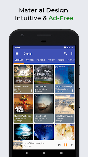Omnia Müzik Çalar ekran görüntüsü