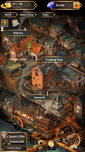 Idle Medieval Merchant Tycoon ekran görüntüsü