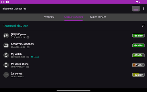 Bluetooth Monitor Pro ekran görüntüsü