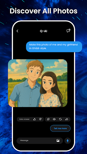 Q-AI Chatbot Assistant ekran görüntüsü
