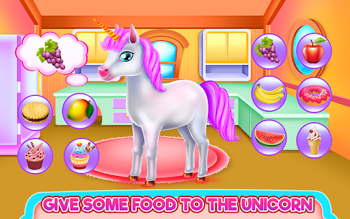 Cute Unicorn Caring & Dressup ekran görüntüsü