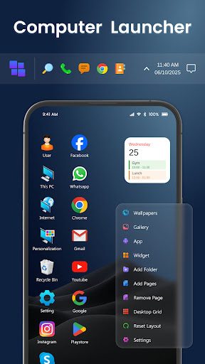 Launcher for Desktop Look ekran görüntüsü