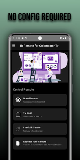 Remote for Goldmaster Tv ekran görüntüsü