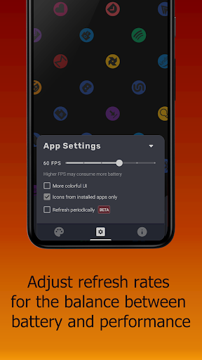 Scrolling Icons Live Wallpaper ekran görüntüsü