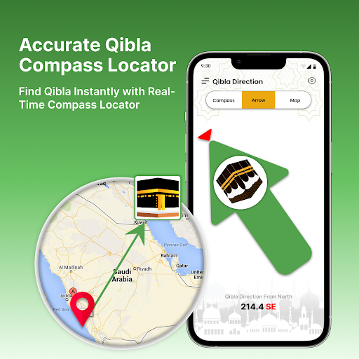 Al Quran: Qibla Direction ekran görüntüsü