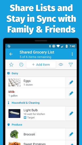 AnyList: Grocery Shopping List ekran görüntüsü