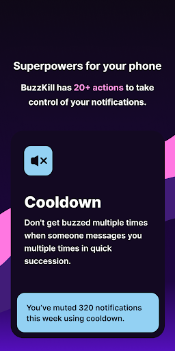 BuzzKill Notification Manager ekran görüntüsü