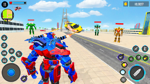 Robot Transform War Car Games ekran görüntüsü