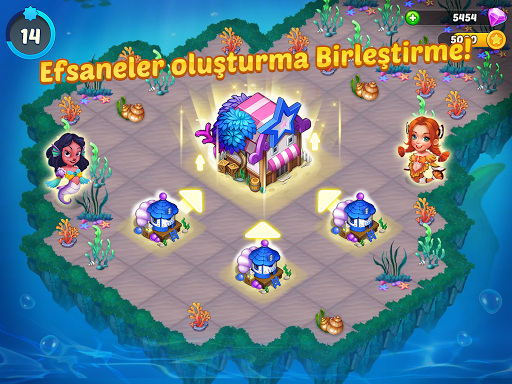 Merge Mermaids-magic puzzles ekran görüntüsü