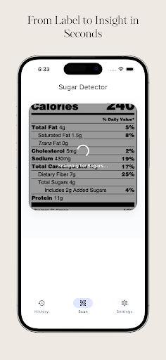 Ai SugarFree Scanner & Detect ekran görüntüsü
