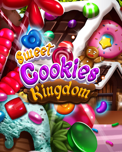 Sweet Cookies Kingdom_Match 3 ekran görüntüsü