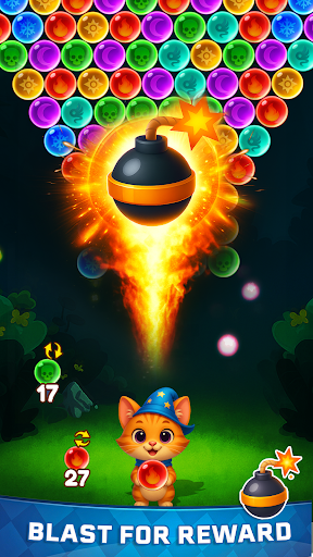 Cat Bubble Shooter: Pop Rescue ekran görüntüsü