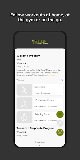 Valid Fitness ekran görüntüsü