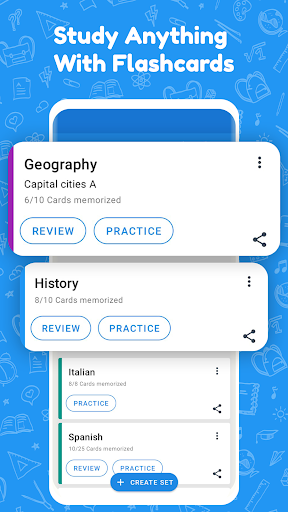 Flashcards World ekran görüntüsü