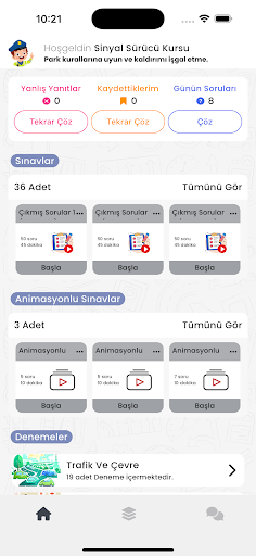 Sinyal Sürücü Kursu ekran görüntüsü
