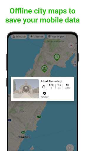 Crete Tour Guide:SmartGuide ekran görüntüsü