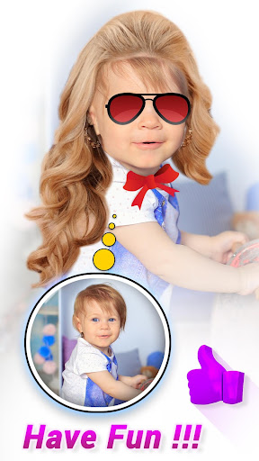 Saç stili editörü ekran görüntüsü