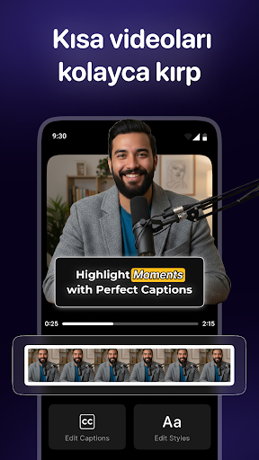Captions AI: Video altyazılar ekran görüntüsü