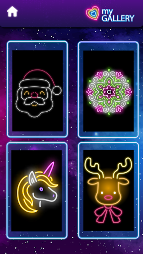 Glow Doodle Art - Color & Draw ekran görüntüsü