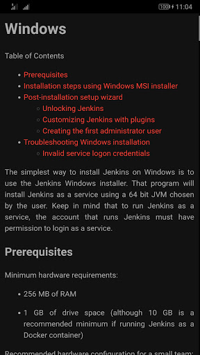 Jenkins v2.281 Docs ekran görüntüsü