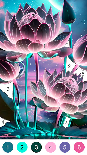 Fantasy Color-Paint By Number ekran görüntüsü