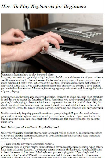 How to Play Keyboard ekran görüntüsü