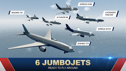 Jumbo Jet Flight Simulator ekran görüntüsü