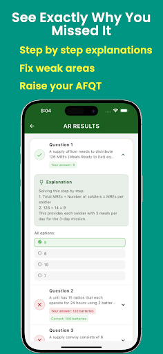 ASVAB Practice Test Prep 2026 ekran görüntüsü