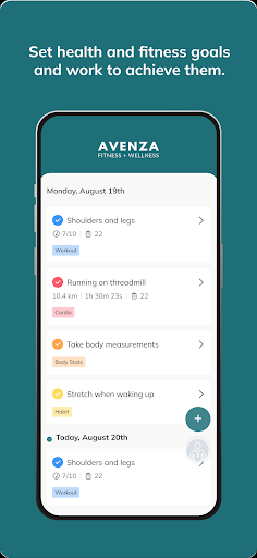 Avenza Fitness and Wellness ekran görüntüsü