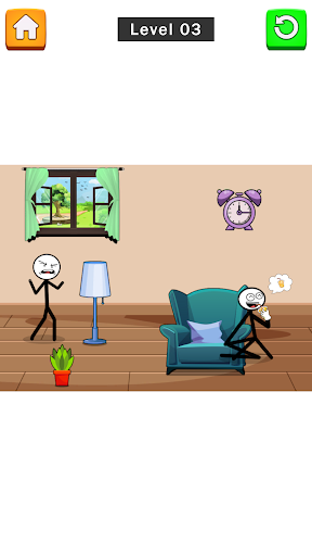 Stickman Thief Puzzle Game 3D ekran görüntüsü